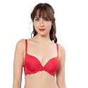 Amante Solid Padded Wired Demi Coverage Level-2