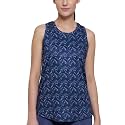 Amante Solid Sleeveless Round Neck Racer Back