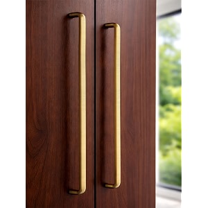 stainless steel round-d shaped brass anitque finish pull handle kitchen drawer amp furniture handle wardrobe handle10 inches pack of 10256mm hole to hole