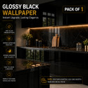 Amar Enterprise Vinyl Black Marble Granite Waterproof