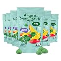 Amara Smoothie Melts - Mighty Sweet Greens - Baby Snacks Made With Fruits and Vegetables - Healthy Toddler Snacks For Your Kids Lunch Box - Organic Plant Based Yogurt Melts - 6 Resealable Bags