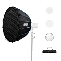 Amaran Octa Dome 90, One-snap Quick-Release Foldable Bowens Mount Soft Light Modifier Lighting Studio Control Modifiers