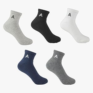 amaree cotton terry everyday socks  cushion comfort for men amp women  anti-odor breathable amp sweat-resistant  plush feel for work gym amp daily use
