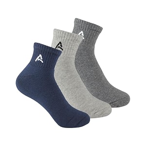 amaree cotton terry everyday socks  cushion comfort for men amp women  anti-odor breathable amp sweat-resistant  plush feel for work gym amp daily use