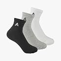 AMAREE Cotton Terry Everyday Socks | Cushion Comfort for Men &amp; Women | Anti-Odor, Breathable &amp; Sweat-Resistant | Plush Feel for Work, Gym &amp; Daily Use
