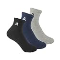 AMAREE Cotton Terry Everyday Socks | Cushion Comfort for Men &amp; Women | Anti-Odor, Breathable &amp; Sweat-Resistant | Plush Feel for Work, Gym &amp; Daily Use