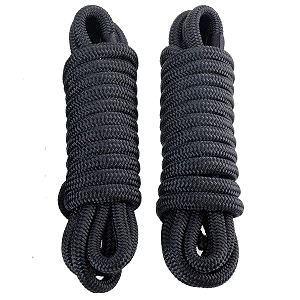 amarine made 38 inch 15 ft double braid nylon docklinemooring rope double braided dock line