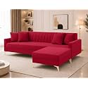 AMATA Falcon 4 Seater Fabric Suede Velvet