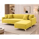 AMATA Falcon 4 Seater L Shape Suede