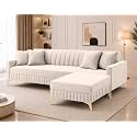 AMATA Falcon 4 Seater L Shape Suede
