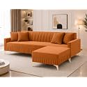 AMATA Falcon 4 Seater L Shape Suede