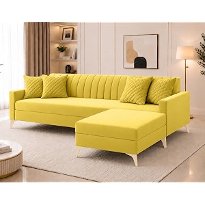 AMATA Falcon ele 4 Seater Fabric Suede