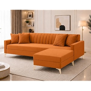 AMATA Falcon ele 4 Seater Fabric Suede