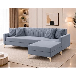 AMATA Falcon ele 4 Seater Fabric Suede