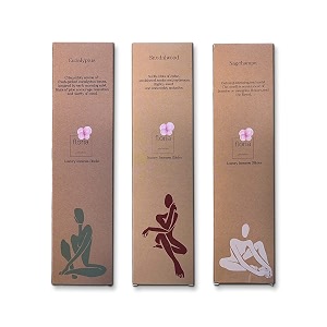 amayah eucalyptus  sandalwood  nagchampa incense sticks agarbatti combo  organic luxury incense sticks  charcoal free amp natural agarbatti for pooja  hand-rolled 75 incense sticks