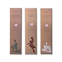 Amayah Eucalyptus + Sandalwood + Nagchampa Incense Sticks Agarbatti Combo | Organic Luxury Incense Sticks | Charcoal Free & Natural Agarbatti for Pooja | Hand-Rolled 75 Incense Sticks