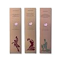 Amayah Eucalyptus + Sandalwood + Organic Rose Incense Sticks Agarbatti Combo | Organic Luxury Incense Sticks | Charcoal Free &amp; Natural Agarbatti for Pooja | Hand-Rolled 75 Incense Sticks