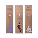 Amayah Lavender + Sandalwood + Nagchampa Incense Sticks Agarbatti Combo | Organic Luxury Incense Sticks | Charcoal Free &amp; Natural Agarbatti for Pooja | Hand-Rolled 75 Incense Sticks