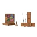 AMAYAH Luxury Organic Dhoop Cones &amp; Incense Sticks Combo | Eucalyptus Incense Cones + Eucalyptus Agarbatti (Mosquito Agarbatti Pack) | 30 Incense Cones + 25 Incense Sticks + Holder (Re_Combo-P)