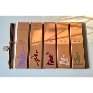 amayah mix pack agarbatti  organic incense sticks agarbatti pack of-10  natural agarbatti for pooja  hand-rolled 250 incense sticks