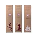 Amayah Organic Rose + Sandalwood + Nagchampa Incense Sticks Agarbatti Combo | Organic Luxury Incense Sticks | Charcoal Free & Natural Agarbatti for Pooja | Hand-Rolled 75 Incense Sticks