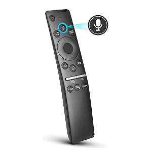 voice remote compatible for samsung smart tv qled uhd frame curved solar 4k q60 q70 q80 q90 8 series 9 series tu8000 au8000 voice remote control replacement