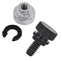 Amazicha Black Stainless Steel Seat Bolt Screw Nut Mount Kit Compatible for Harley Davidson Touring Sportster Softail Dyna 1996-2026