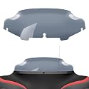 Amazicha Smoke Tint 6" Windshield Windscreen Compatible for Harley Davidson Touring Street Glide Electra Glide FLHT FLHTC FLHX 1996-2013