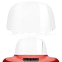 Amazicha Windshield 13" Round Windscreen 2014-2023 Fit for Harley Davidson Touring Street Glide14-23, Electra Glide 14-22, Ultra Limited 14-24 and 14-later Tri Glide models (Except 23 FLHXSE)，Clear