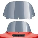 Amazicha Windshield Round 10" Windscreen 2014-2023 Fit for Harley Davidson Touring Street Glide14-23, Electra Glide 14-22, Ultra Limited 14-24 and 14-later Tri Glide models (Except 23 FLHXSE)，Smoke