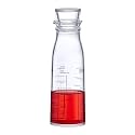 Amazing Abby Acrylic Salad Dressing Shaker with Built-In Recipe (12 oz), Plastic Vinaigrette Mixer Bottle for Homemade Dressings, BPA-Free, Dishwasher-Safe, Easy to Measure, Mix, Serve, and Store