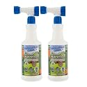 Absolutely Clean Amazing Outdoor Deodorizer odor eliminator Natural Enzyme Just Spray & Walk Away Grass, AstroTurf, Dog Runs, Patios, Decks, Fence & More Vet Approved - odor eliminator for strong odor