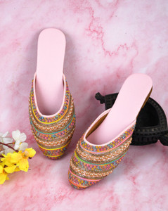 amazing traders women flats sandal pink  6