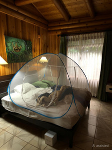 AmazingHind Double Bed Mosquito Net 6.5Ft X