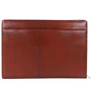 amazinghind leatherette material professional file folders for certificates documents holder with 2 rings 12 leafs brown file with handle