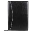 AmazingHind Leatherette Material Professional Pack of 2 File Folders for Certificates, Documents Holder (B4, B4Black_20Leafs)