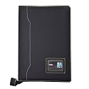 AmazingHind Leatherette Pack of 2 Files for Certificates, Documents Holder (B4, Black_20 Leafs)- Pack of 2