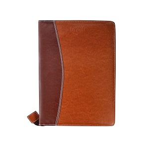 amazinghind leatherette pack of 2 files folders for documents certificate file holder to store your documents b4 brown mix_20 leafs