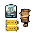 Historical Place Punjab Fridge Magnets- Set of 3 | Travel Souvenir | Refrigerator Magnet | Gifts | Decorative Items for Kitchen Fridge Magnets Set | Multicolor (FM_90)