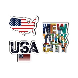 new york city fridge magnets- set of 3  travel souvenir  refrigerator magnet  gifts  decorative items for kitchen fridge magnets set  multicolor fm_99