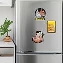 Rishikesh Varanashi Ayodhya Religion Place Fridge Magnets- Set of 3 | Travel Souvenir | Refrigerator Magnet | Gifts | Decorative Items for Kitchen Fridge Magnets Set | Multicolor (FM_88)