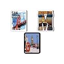 San Fransico Fridge Magnets- Set of 3 | Travel Souvenir | Refrigerator Magnet | Gifts | Decorative Items for Kitchen Fridge Magnets Set | Multicolor (FM_95)