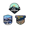 Uttrakhand Fridge Magnets- Set of 3 | Travel Souvenir | Refrigerator Magnet | Gifts | Decorative Items for Kitchen Fridge Magnets Set | Multicolor (FM_86)