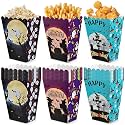 AmazingSpark 24pcs Halloween Popcorn Boxes treat Snack Boxes Popcorn Containers for Movie Night Halloween Party Pumpkin Bat Ghost Party Supplies