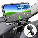 Amazplus Dashboard Car Phone Mount, Multifunctional Car Mobile Holder 360-Degree Rotating, Car Dashboard Mobile Holder with Adjustable Spring Clip, Phone Stand for Car, 4 to 6.5 Inch Smartphones