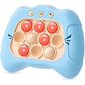 Swift Push Pastime | Illuminated Bubble Pop Fidget Gadgetry | Electric Quick Push Stress Alleviation Children's Plaything