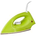 amazon basics Ceramic Dry Iron | Ergonomic Hand-Grip | Cool Touch Handle | 1000 Watts | Green