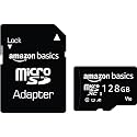 Amazon Basics 128 GB Micro SD Card with Adapter | Upto 120 MB/s | Class 10 | U1, C10, V10 Speed Classes