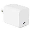 Amazon Basics 65W Fast Charging USB-C Nano GaN Wall Charger, 1-Port PD 3.1 for Laptops, Tablets, Phones, White