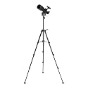 Amazon Basics 70mm Aperture 400mm Astronomical Refracting Telescope with Smartphone Adapter, Wireless Remote, 18X-120X Magnification, Lightweight Tripod, Carry Bag, Black